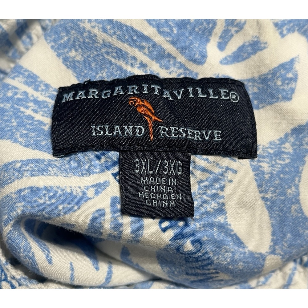 Detroit Lions Margaritaville Island Team NFL Blue Men's 3XL Hawaiian‎ Shirt - Picture 9 of 11